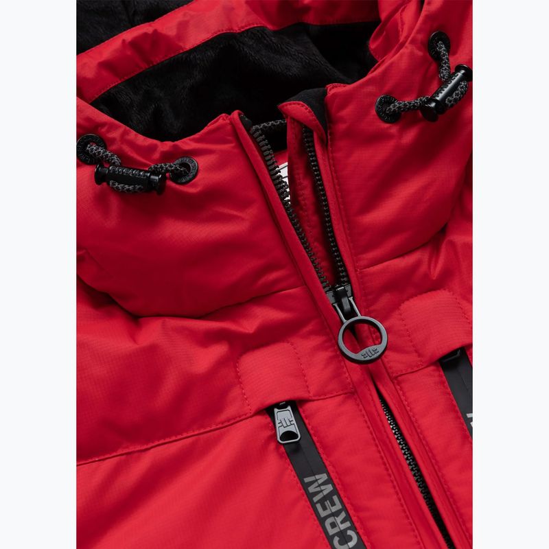 Giacca invernale da uomo Pitbull Crestline Padded Hooded red 7