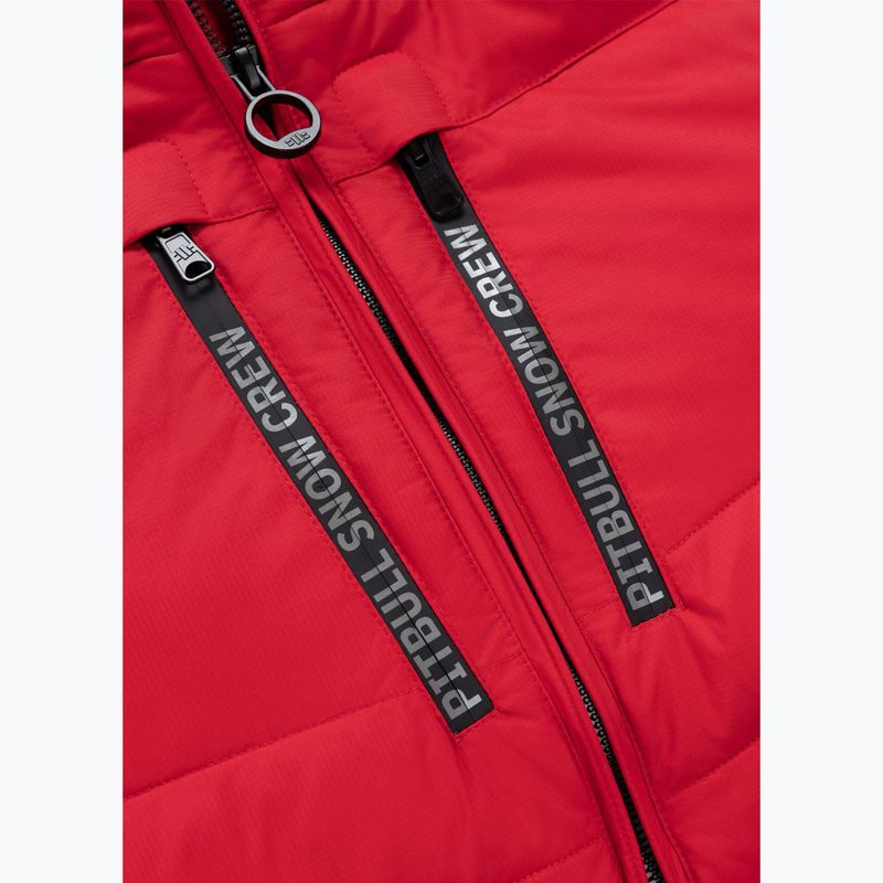 Giacca invernale da uomo Pitbull Crestline Padded Hooded red 9