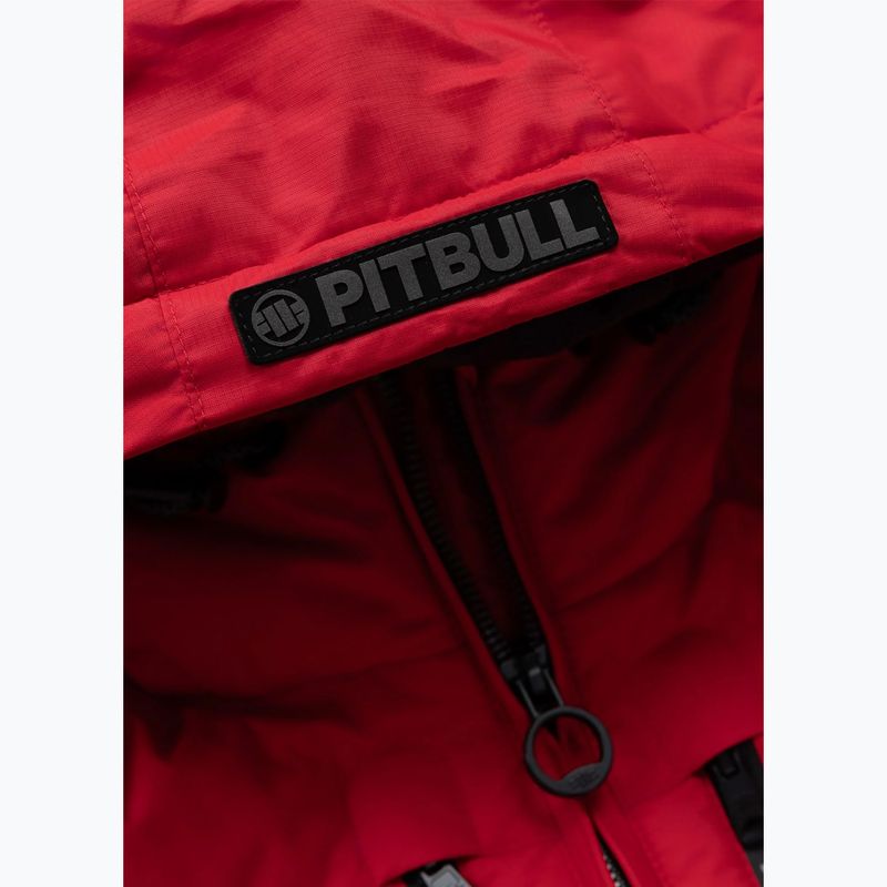 Giacca invernale da uomo Pitbull Crestline Padded Hooded red 10