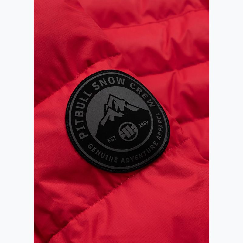 Giacca invernale da uomo Pitbull Crestline Padded Hooded red 11