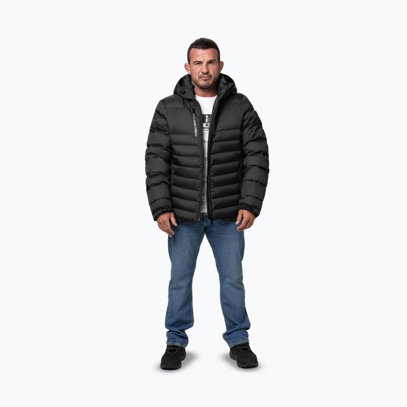 Giacca invernale da uomo Pitbull Crestline Padded Hooded black 2