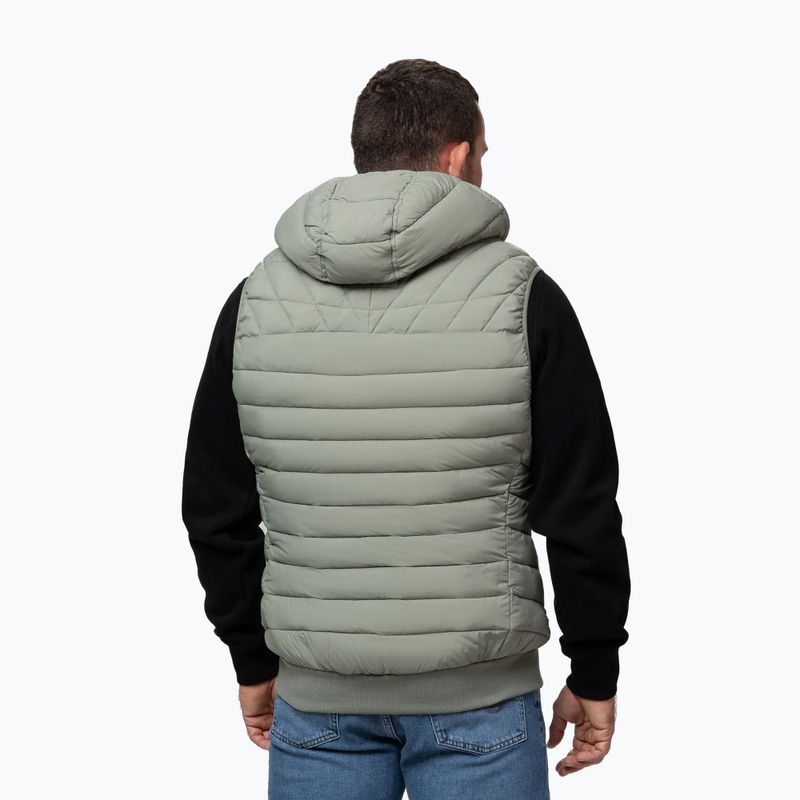 Gilet uomo Pitbull Naylor Padded Hooded dusty sage 4