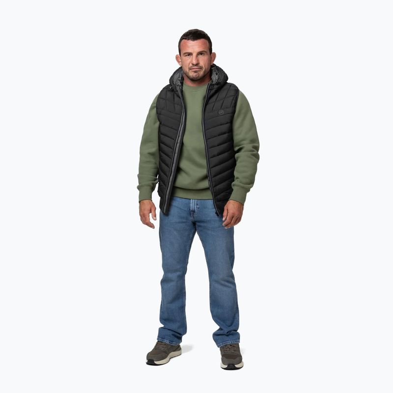 Gilet uomo Pitbull Naylor Padded Hooded black 2