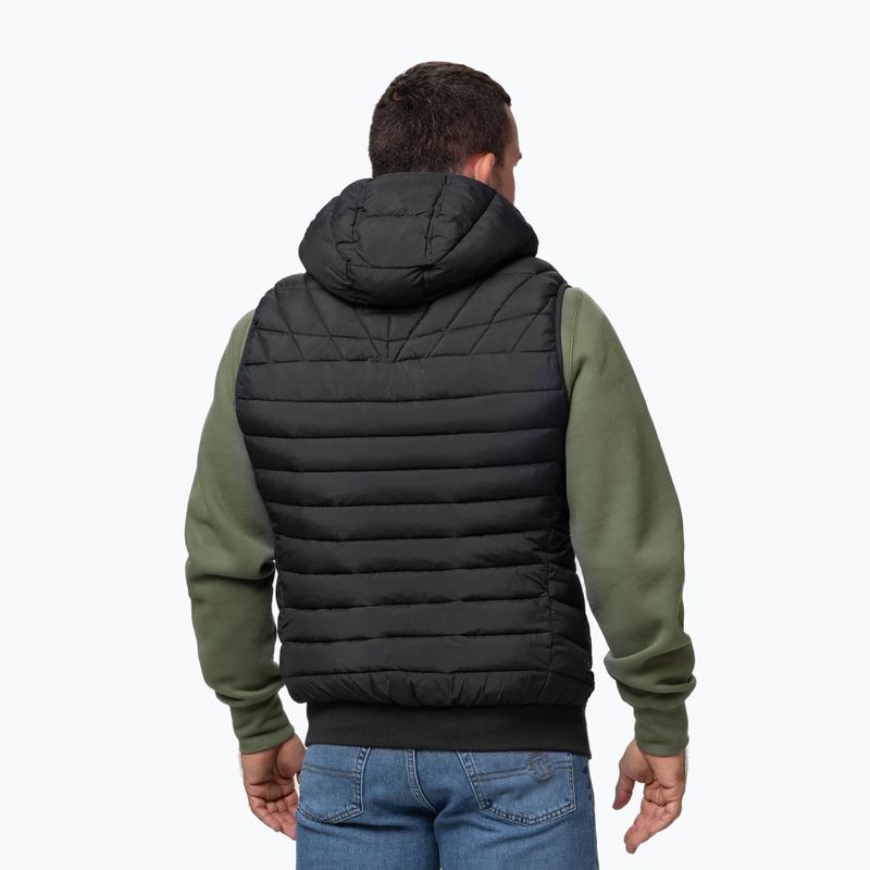 Gilet uomo Pitbull Naylor Padded Hooded black 3