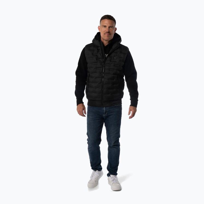 Gilet uomo Pitbull Fisk Quilted Hooded black 2