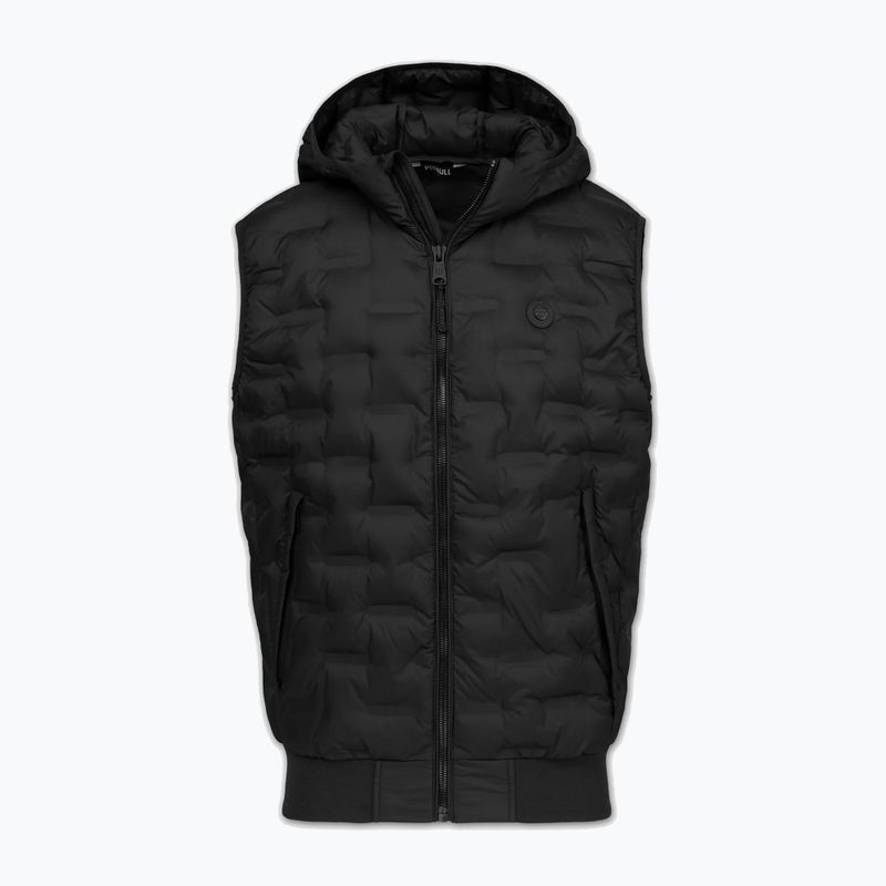 Gilet uomo Pitbull Fisk Quilted Hooded black 5