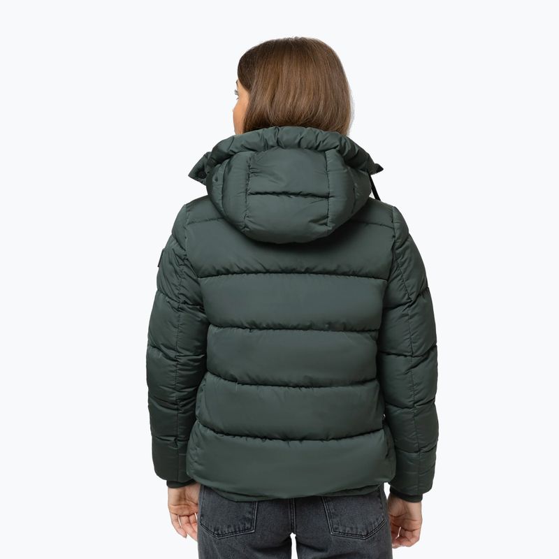 Giacca invernale da donna Pitbull Amalia Padded Hooded dark green 3