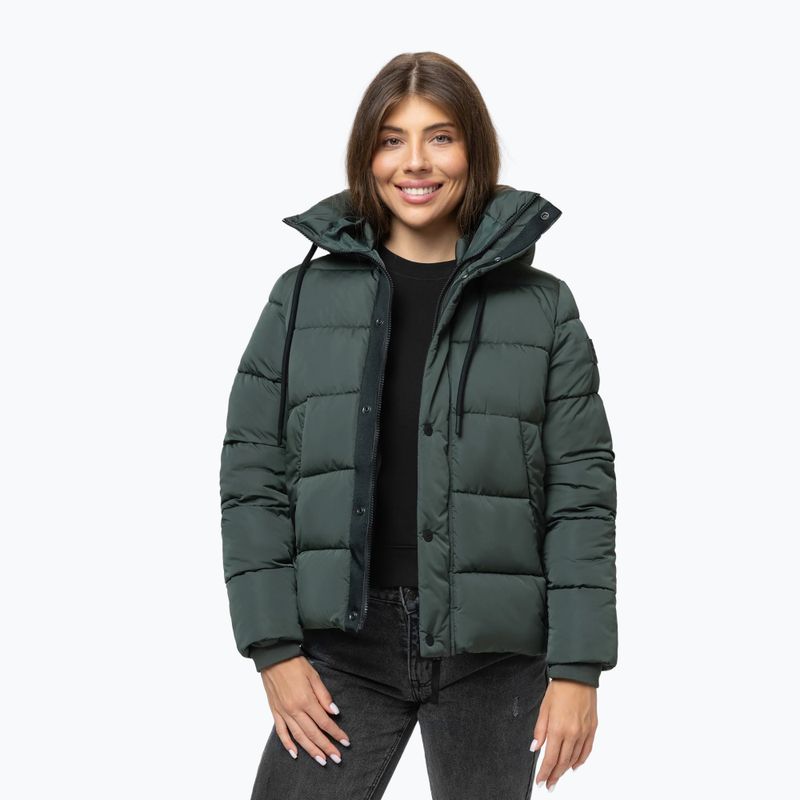 Giacca invernale da donna Pitbull Amalia Padded Hooded dark green 4