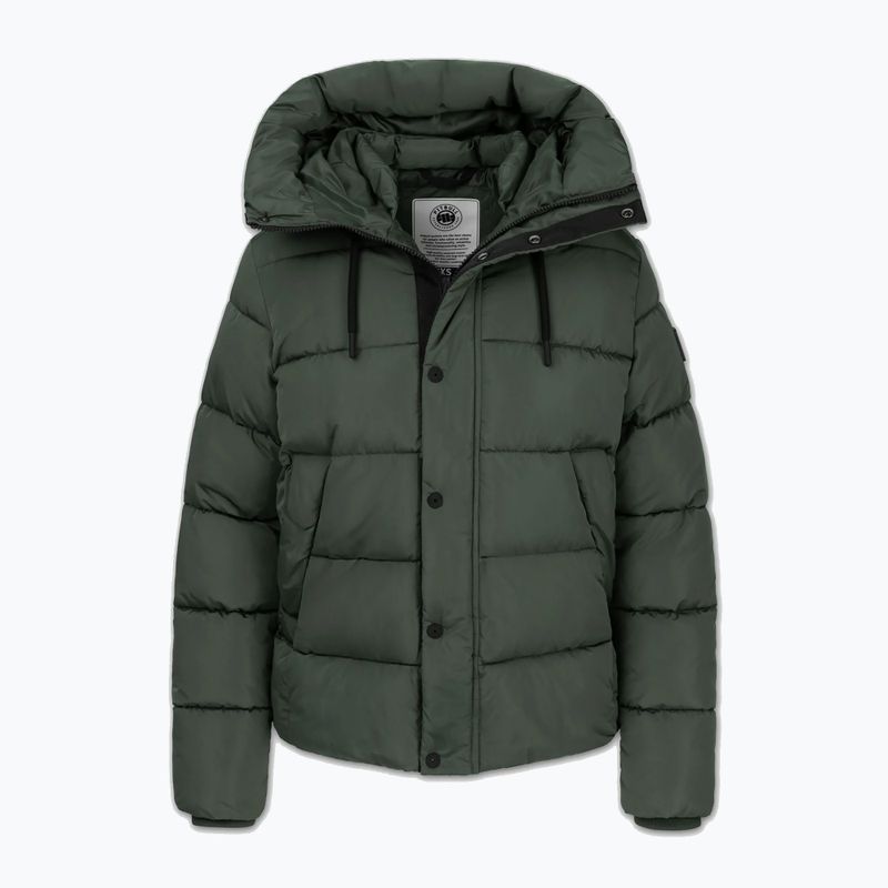 Giacca invernale da donna Pitbull Amalia Padded Hooded dark green 5