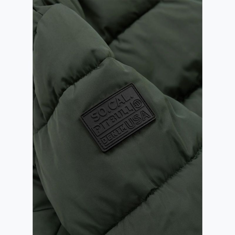 Giacca invernale da donna Pitbull Amalia Padded Hooded dark green 9