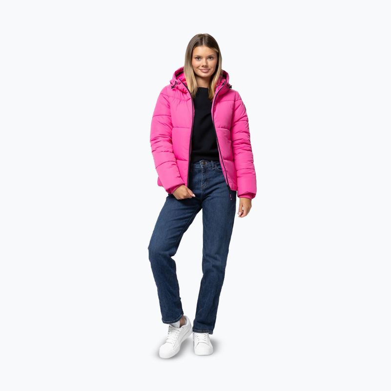 Giacca invernale donna Pitbull Vista Quilted Hooded pink 2