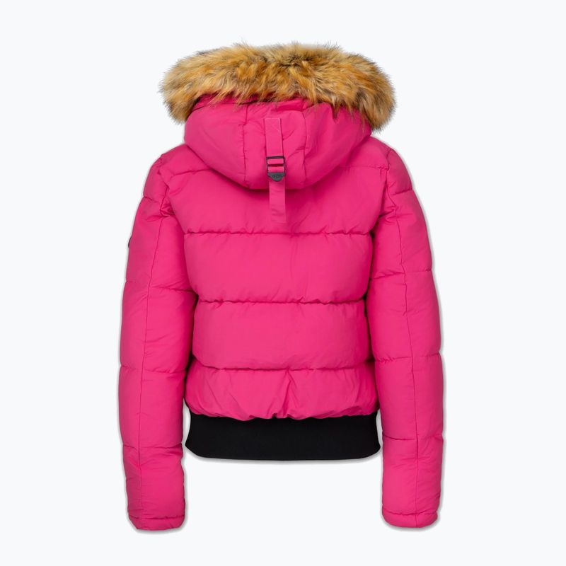 Giacca invernale donna Pitbull Azalea Quilted Hooded raspberry red 8