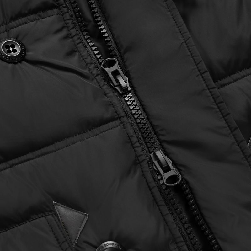 Giacca invernale donna Pitbull Queenston Padded Hooded black 11