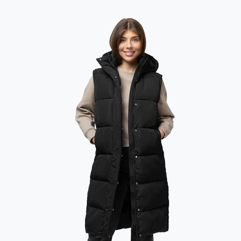 Gilet donna Pitbull Ashley imbottito con cappuccio lungo black 4