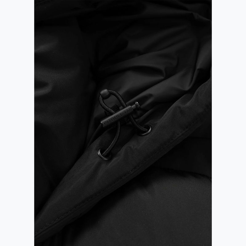 Gilet donna Pitbull Ashley imbottito con cappuccio lungo black 9