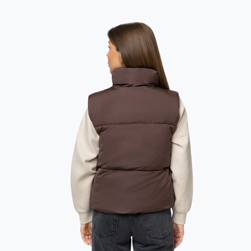 Gilet donna Pitbull Harriet Padded dark chocolate 3