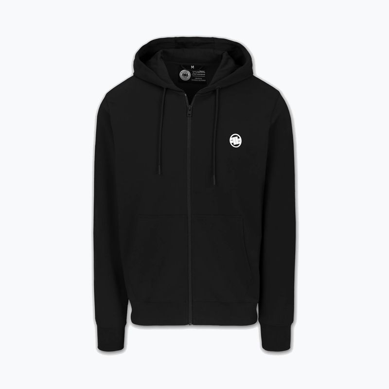 Felpa da uomo Pitbull Nugget Small Logo Hooded Zip black 5
