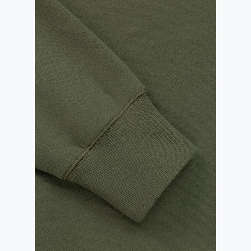 Felpa uomo Pitbull Small Logo Crewneck olive 5
