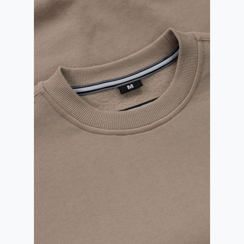 Felpa uomo Pitbull Small Logo Crewneck pale sand 8