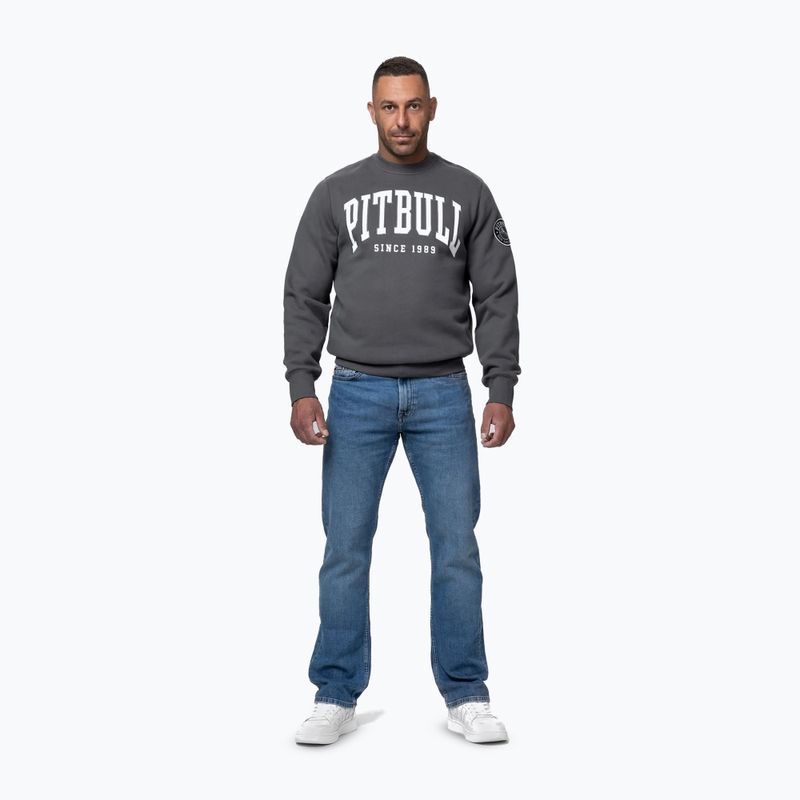 Felpa uomo Pitbull Norton Crewneck graphite 2