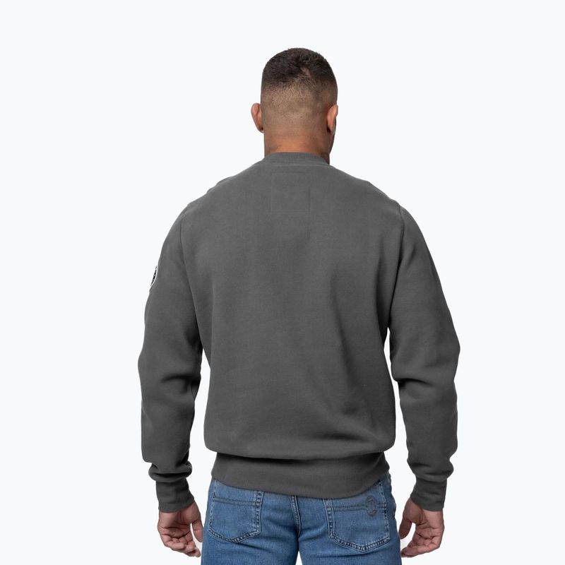 Felpa uomo Pitbull Norton Crewneck graphite 3