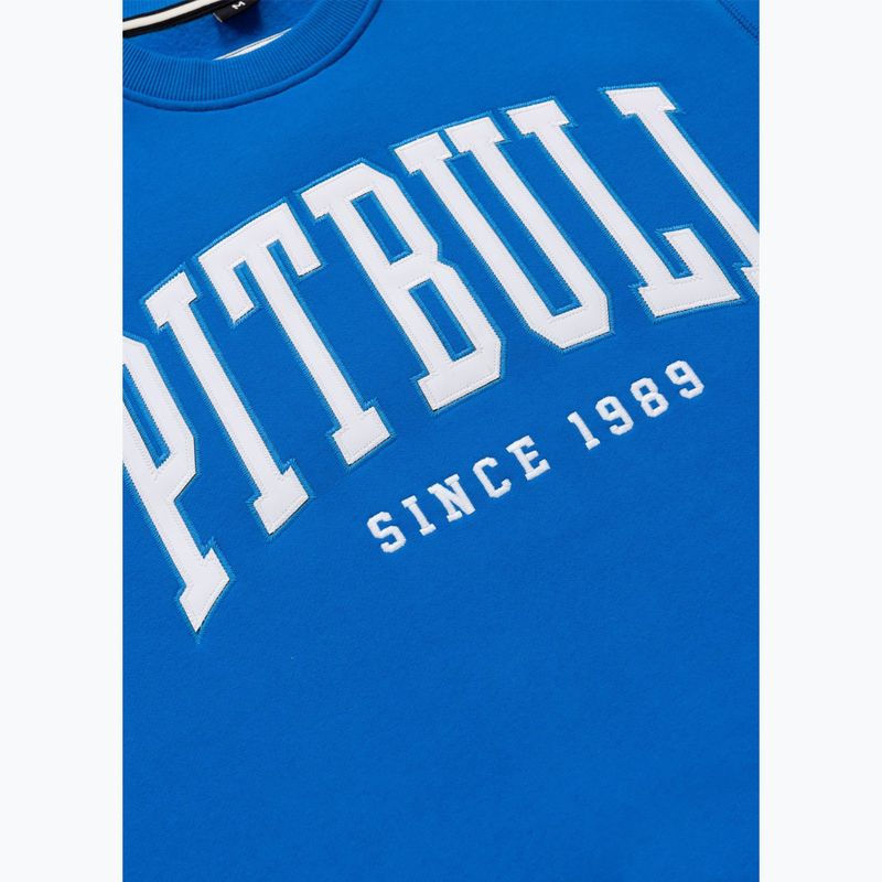 Felpa uomo Pitbull Norton Crewneck azure blue 7