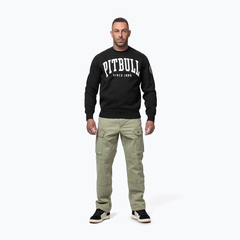Felpa uomo Pitbull Norton Crewneck black 2