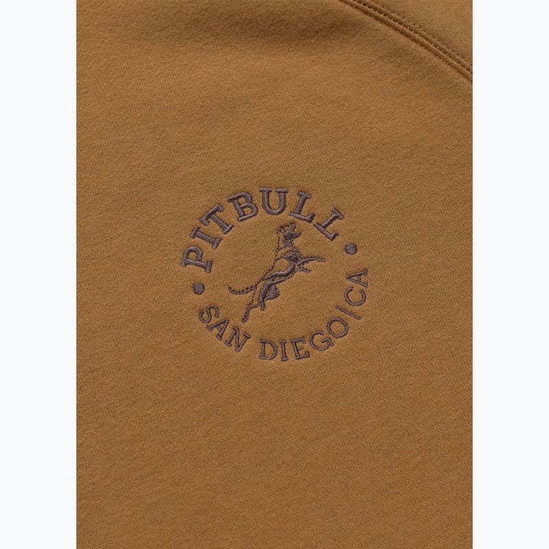 Felpa uomo Pitbull San Diego Ca Crewneck honey yellow 6