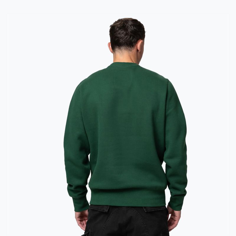 Felpa da uomo Pitbull So Cal Crewneck hunter green 3