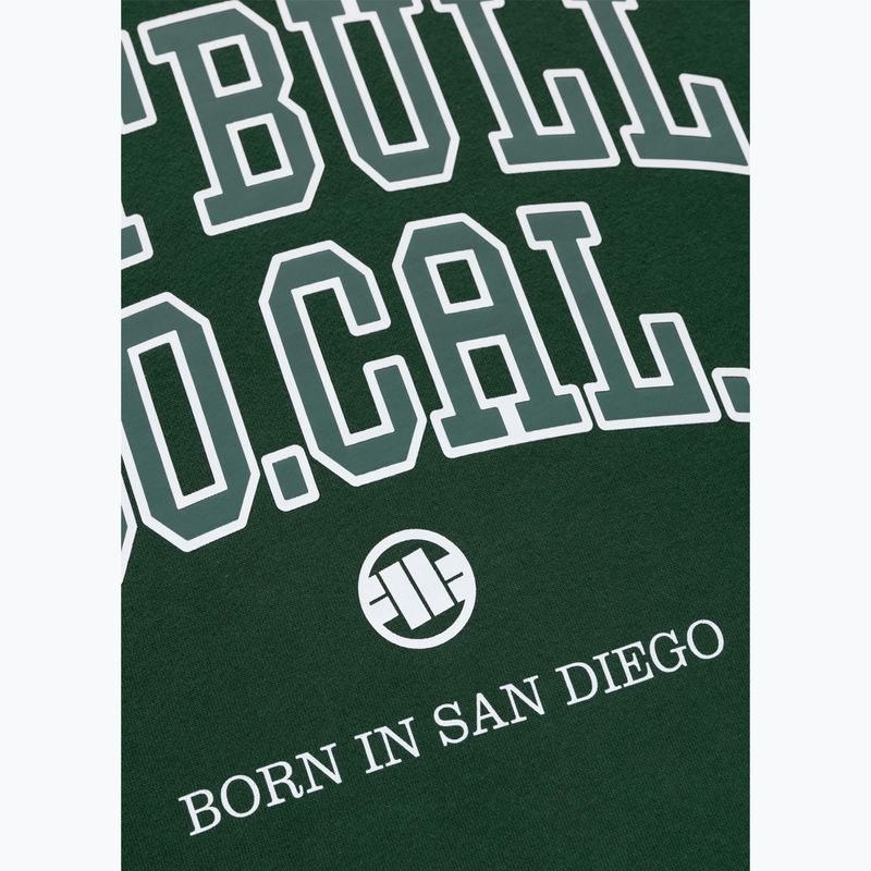 Felpa da uomo Pitbull So Cal Crewneck hunter green 8