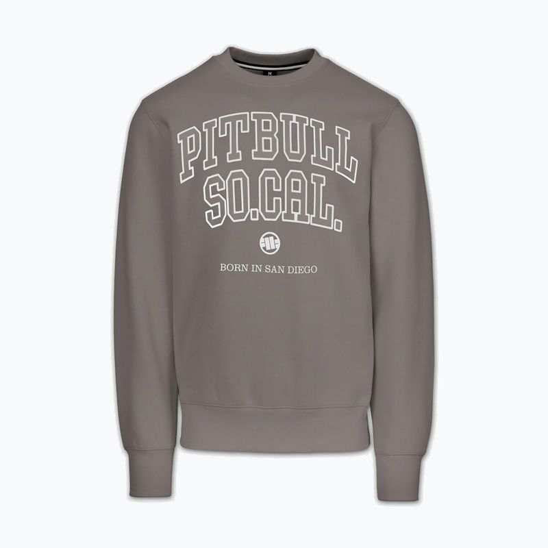 Felpa uomo Pitbull So Cal Crewneck taupe 4
