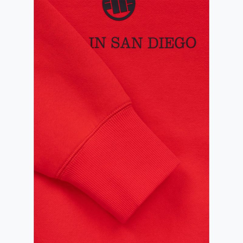 Felpa uomo Pitbull So Cal Crewneck fluorescent/red 9