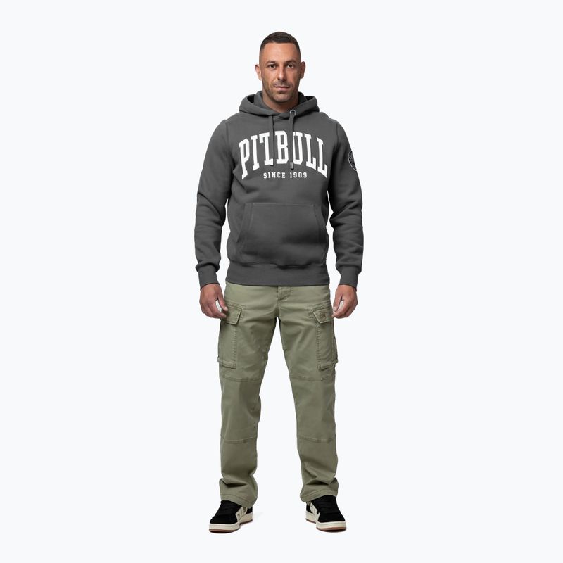 Felpa uomo Pitbull Norton Hooded graphite 2