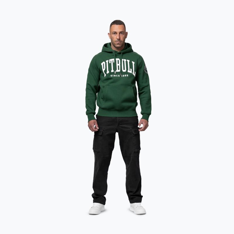 Felpa uomo Pitbull Norton Hooded hunter green 2