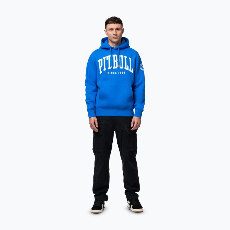 Felpa uomo Pitbull Norton Hooded azure blue 2