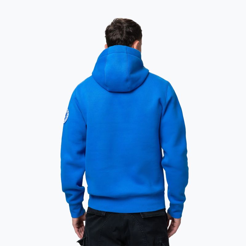 Felpa uomo Pitbull Norton Hooded azure blue 3