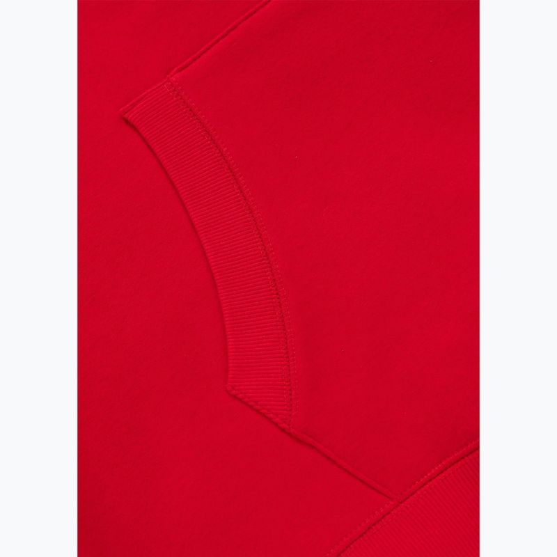 Felpa uomo Pitbull San Diego Ca Hooded red 9