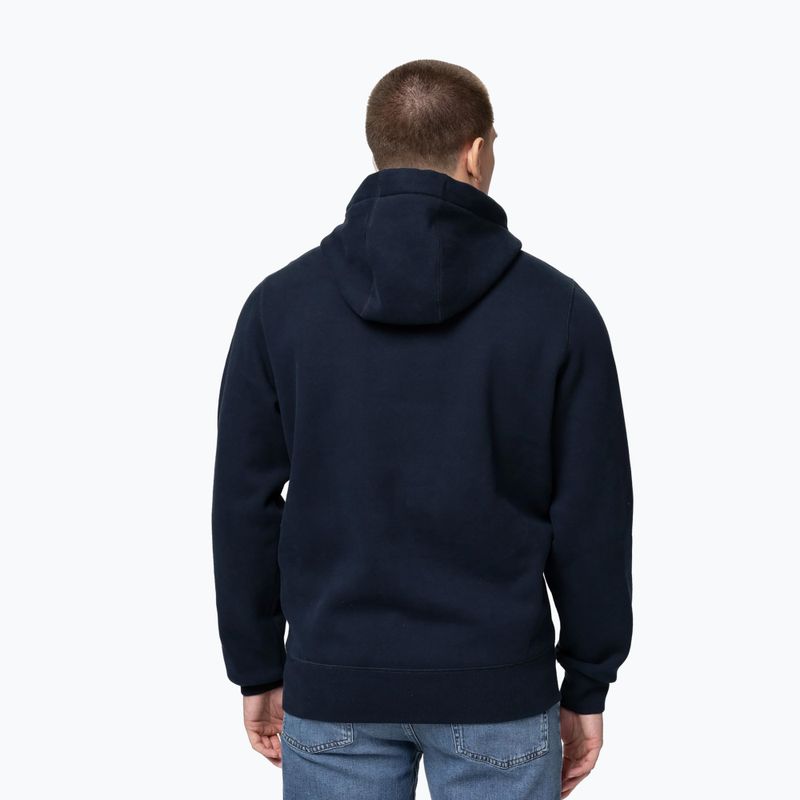 Felpa uomo Pitbull So Cal Hooded dark navy/red 3