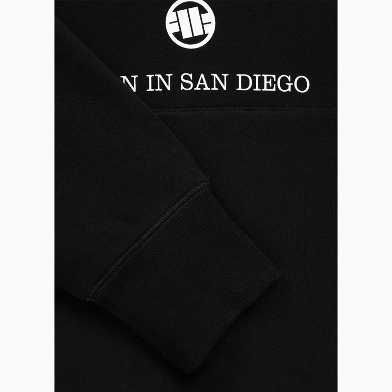 Felpa da uomo Pitbull So Cal Hooded black 8