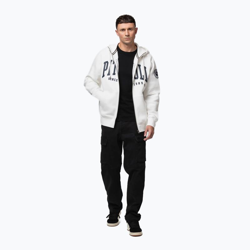 Felpa uomo Pitbull Norton Hooded Zip off white 2