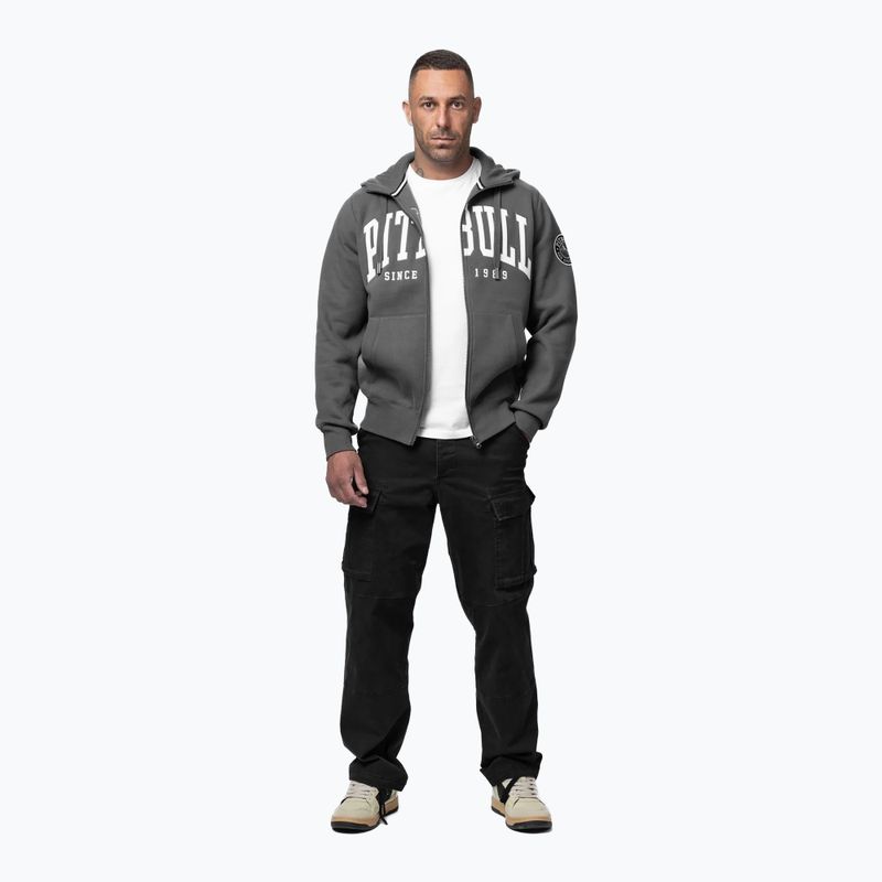 Felpa da uomo Pitbull Norton Hooded Zip graphite 2