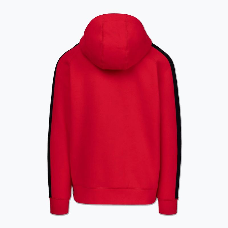 Felpa uomo Pitbull San Diego Ca Hooded Zip red 7