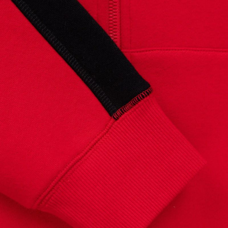 Felpa uomo Pitbull San Diego Ca Hooded Zip red 9