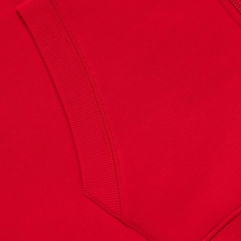 Felpa uomo Pitbull San Diego Ca Hooded Zip red 10