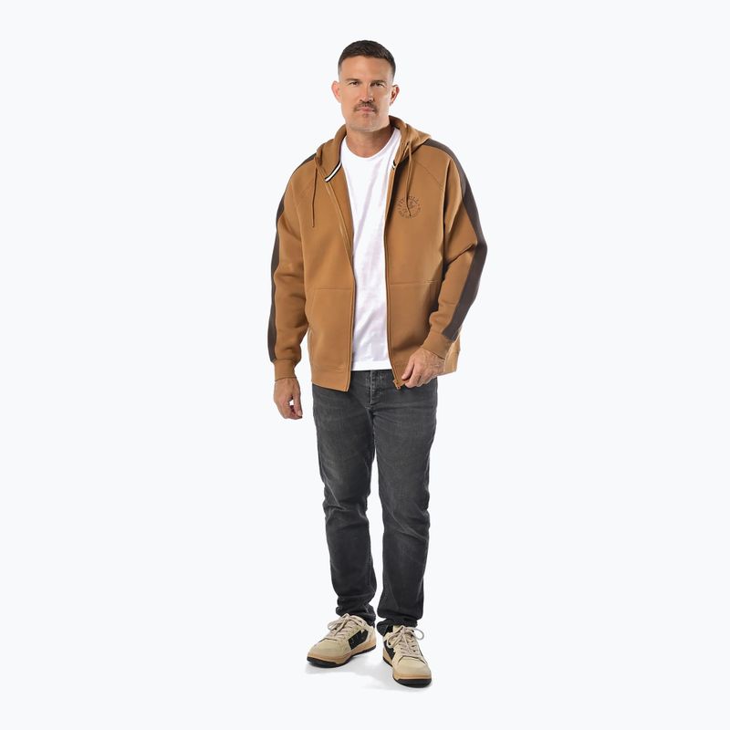 Felpa uomo Pitbull San Diego Ca Hooded Zip honey yellow 4