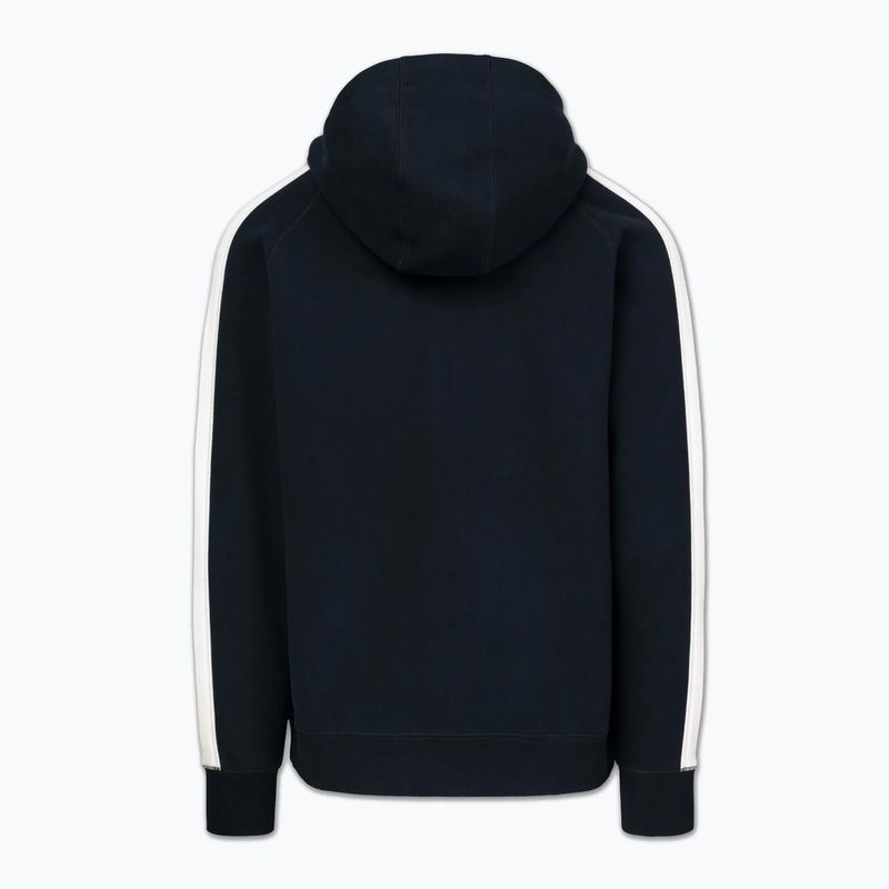 Felpa uomo Pitbull San Diego Ca con cappuccio e zip dark navy/red 7