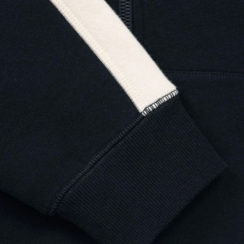 Felpa uomo Pitbull San Diego Ca con cappuccio e zip dark navy/red 9