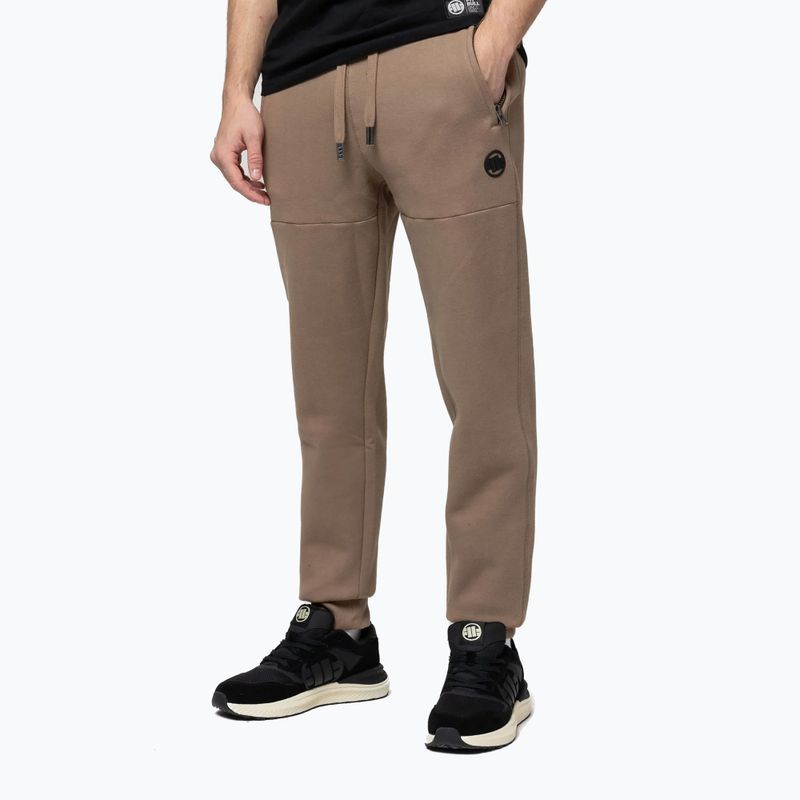 Pantaloni uomo Pitbull Small Logo HD Track coyote brown 4