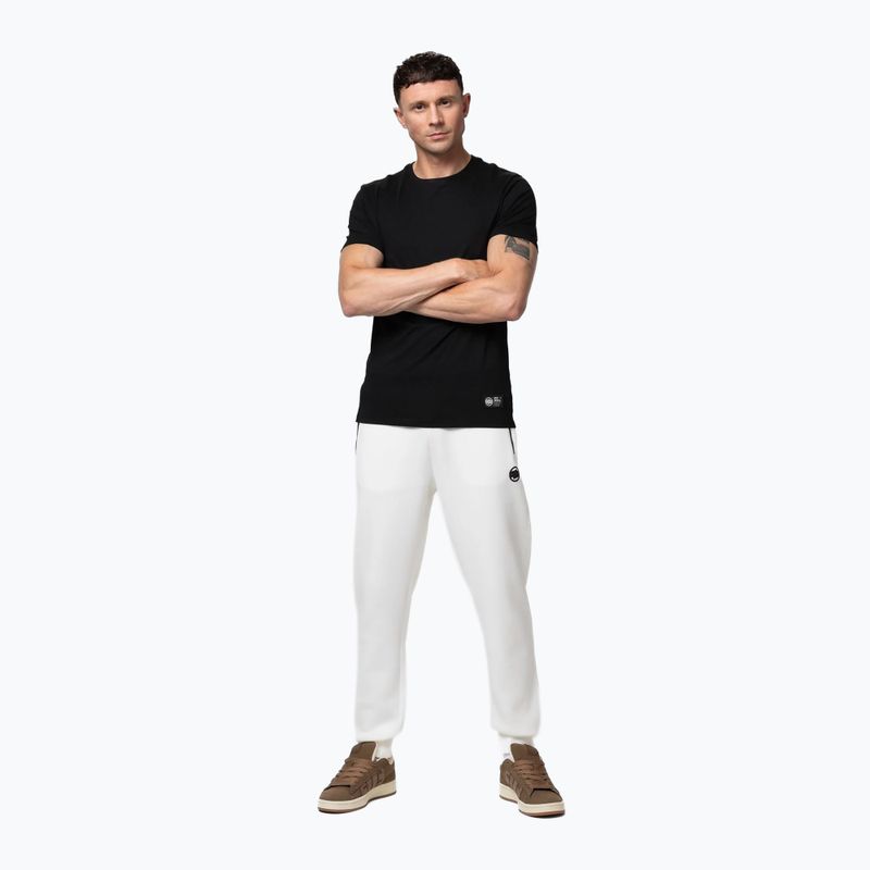 Pantaloni uomo Pitbull Hilltop Track Hatton off white 2