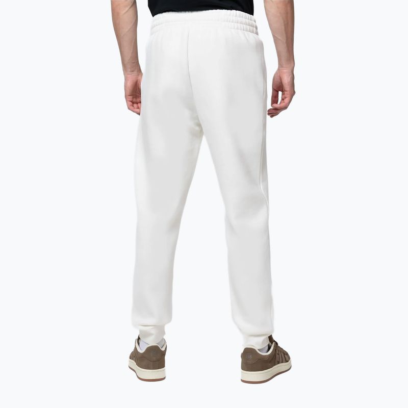 Pantaloni uomo Pitbull Hilltop Track Hatton off white 3